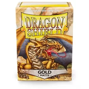 Dragon Shield Standard Matte Gold 100 Micas