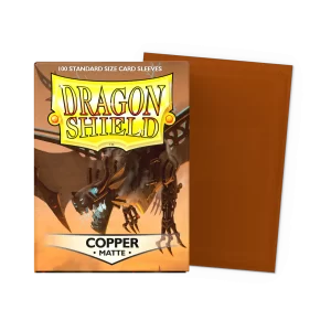 Dragon Shield Standard Matte Copper 100 Micas