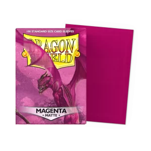 Dragon Shield Standard Matte Magenta 100 Micas