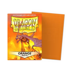 Dragon Shield Standard Matte Organge 100 Micas