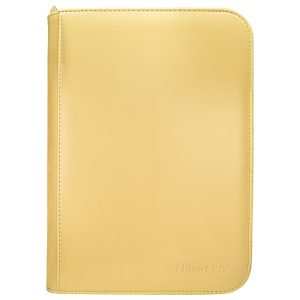 Ultra PRO 4-Pocket Zippered Vivid Yellow
