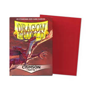 Dragon Shield Standard Matte Crimson 100 Micas