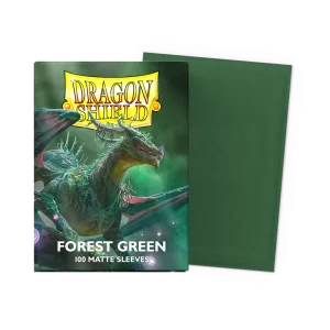 Dragon Shield Standard Matte Forest Green 100 Micas