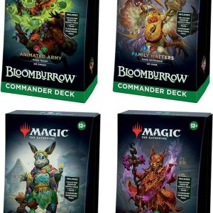 Mtg Bloomburrow Commander Deck Display (4 decks)