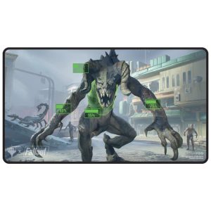 Playmat MTG Black Stitched Fallout V.A.T.S.