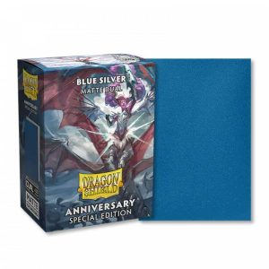 Dragon Shield Standard Matte Blue/Silver Anniversary 100x