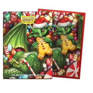 Dragon Shield Standard Brushed Christmas Art 100x