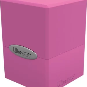 Ultra Pro Deck Box Satin Cube 100+ Solid Pink Hot