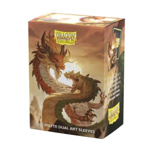 Dragon Shield Standard DUAL- Matte Wood Snake 100 Micas