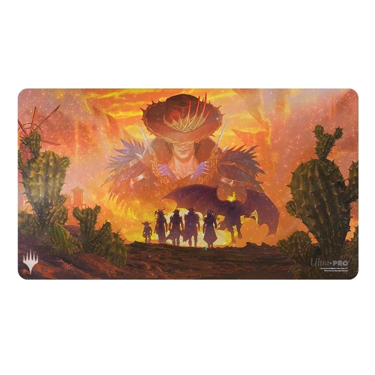 Outlaws Thunder Junction Holo Foil Playmat Ultra Pro