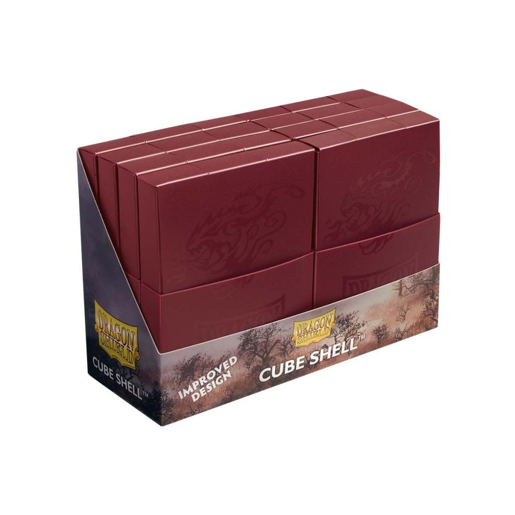 Cube Shield Blood Red Dragon shield
