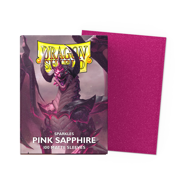Pink Sapphire Matte Standard 100 Micas Dragon shield