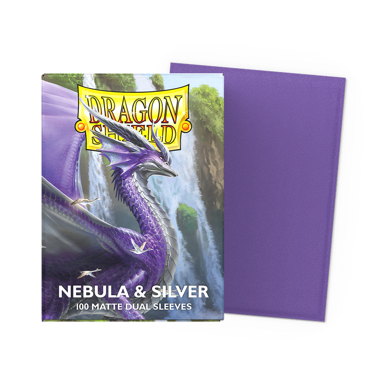 Nebula/Silver Matte Standard Dual 100 Micas Dragon shield