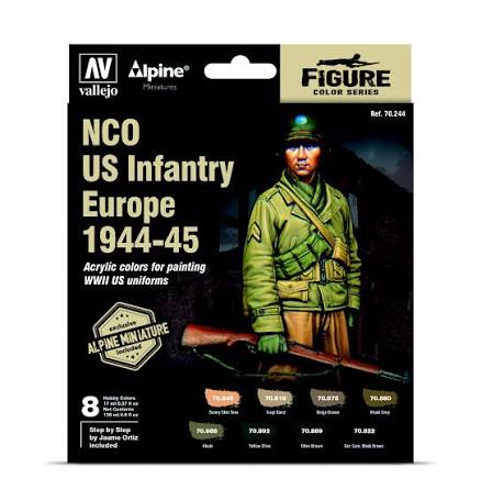 NCO US Infantry Europe 1944-45 Vallejo