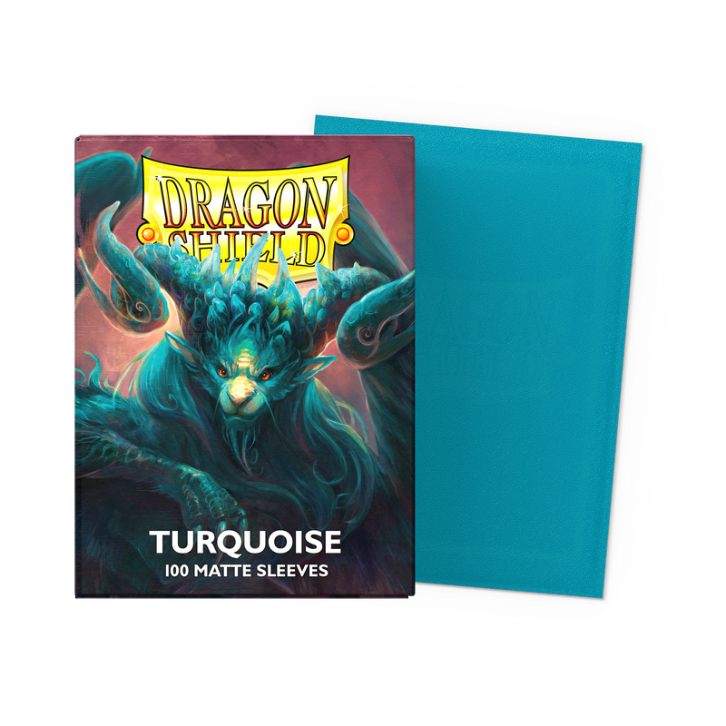 Turquoise Matte Standard 100 Micas Dragon shield