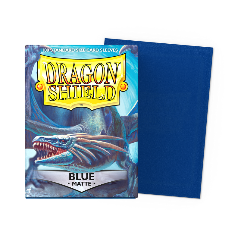 Blue Matte Standard 100 Micas Dragon shield