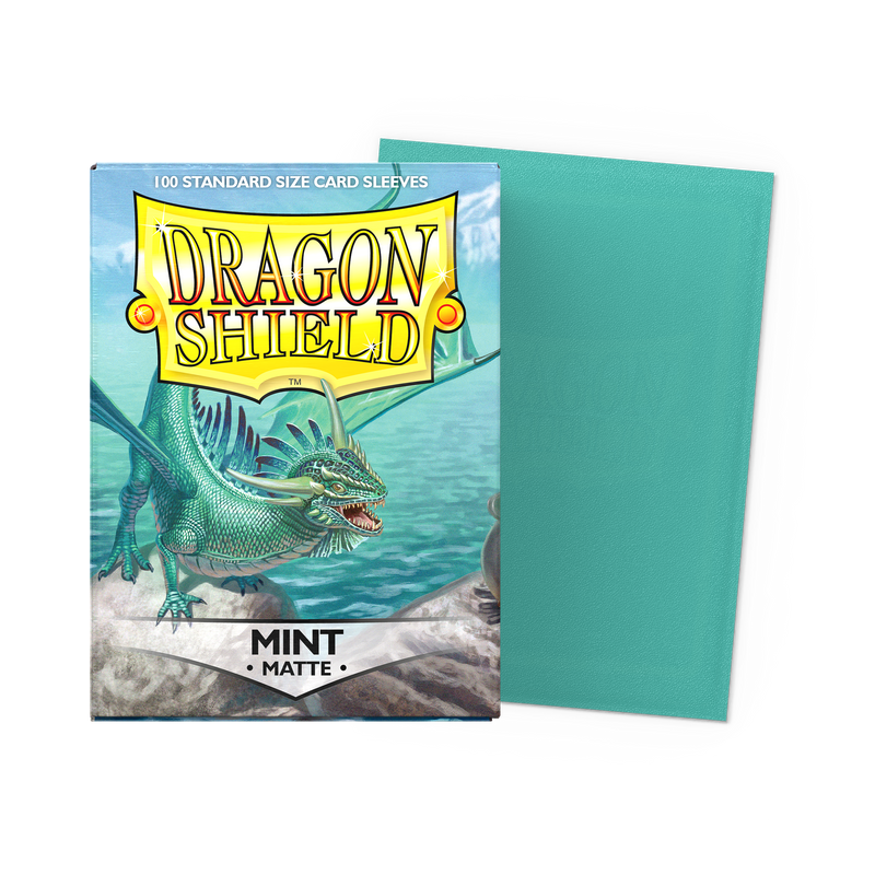 Mint Matte Standard 100 Micas Dragon shield