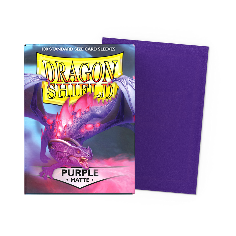 Purple Matte Standard 100 Micas Dragon shield