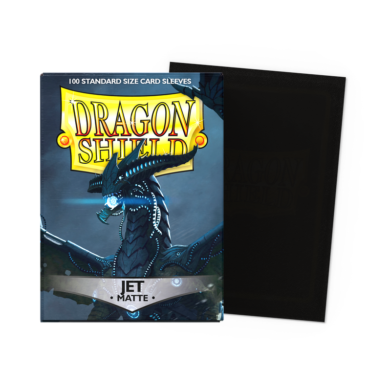 Jet Matte Standard 100 Micas Dragon shield