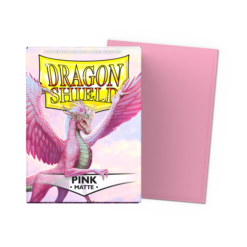 Pink Matte Standard 100 Micas Dragon shield