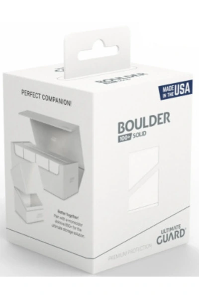 Boulder Solid White 100+ Ultimate Guard