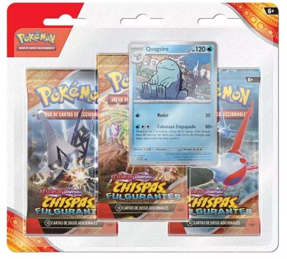 3 Blister Pack Quagsire Surging Sparks Pokemon Español