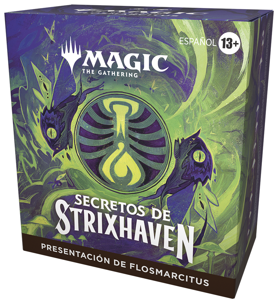Prerelease Flosmarcitus Secrets of Strixhaven Magic Español