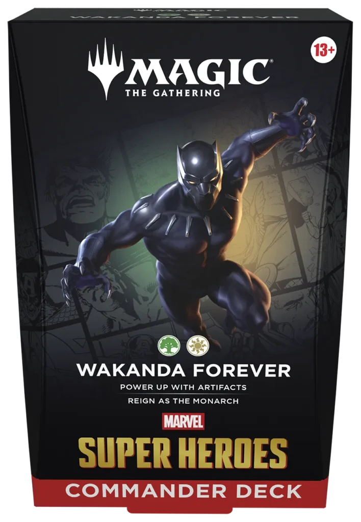 Wakanda Forever Commander Deck Marvel Super Heroes Magic Ingles