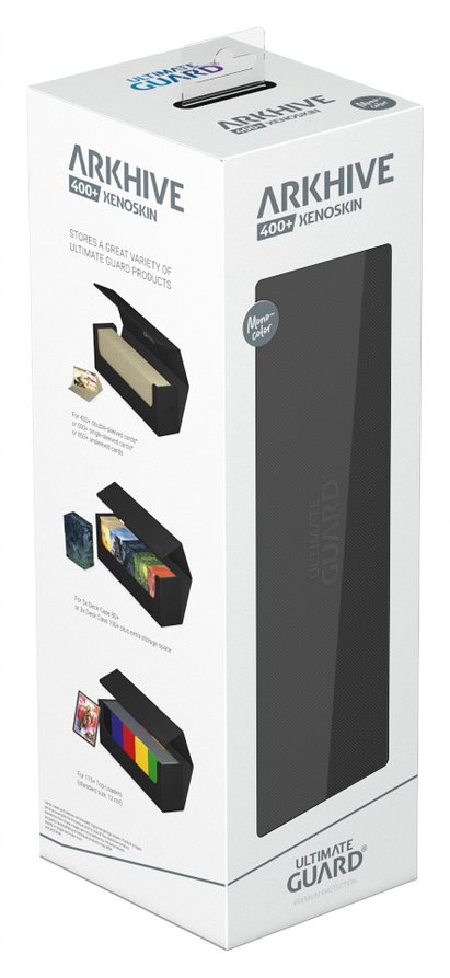 Arkhive Monocolor Black Xenoskin 400+ Ultimate Guard