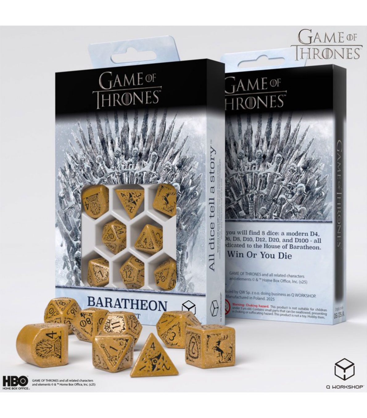 Baratheon Game Of Thrones Dice Set Q Workshop