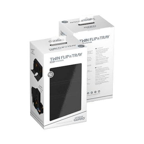 Twin Fliip And Tray Monocolor Grey Xenoskin 200+ Ultimate Guard