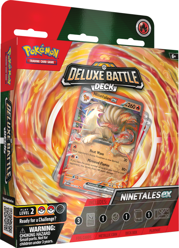 Ninetails Deluxe Battle Deck Pokemon